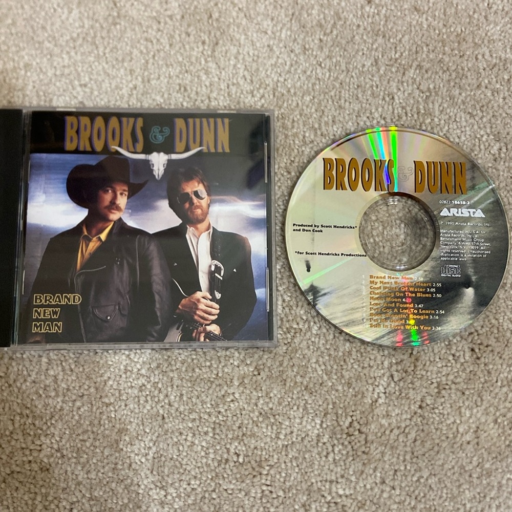 🔥5 for $5🔥 Brooks and Dunn Brand New Man CD